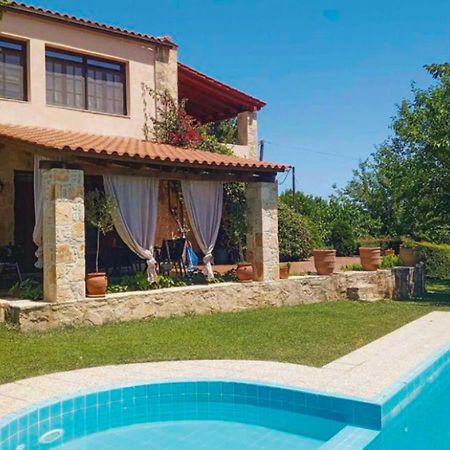 חאניה Villa Skine With Private Pool And Garden מראה חיצוני תמונה